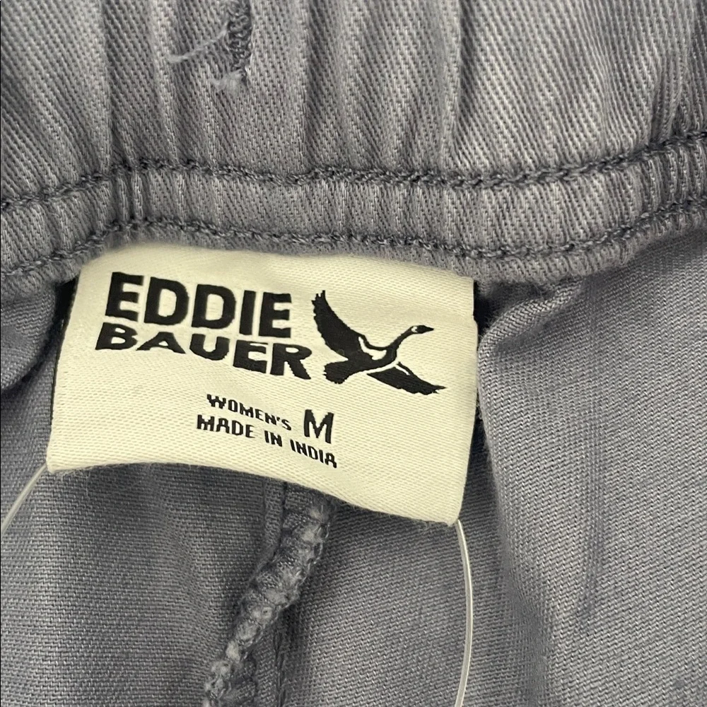Eddie Bauer Washed Cotton Women's Drawstring Shorts - Picture 2 of 5